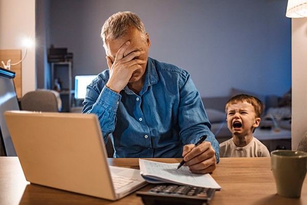 Vyhorenie typu „home-office“