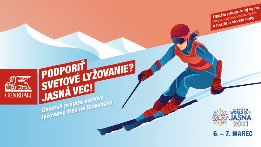Generali prináša svetové lyžovanie žien na Slovensko