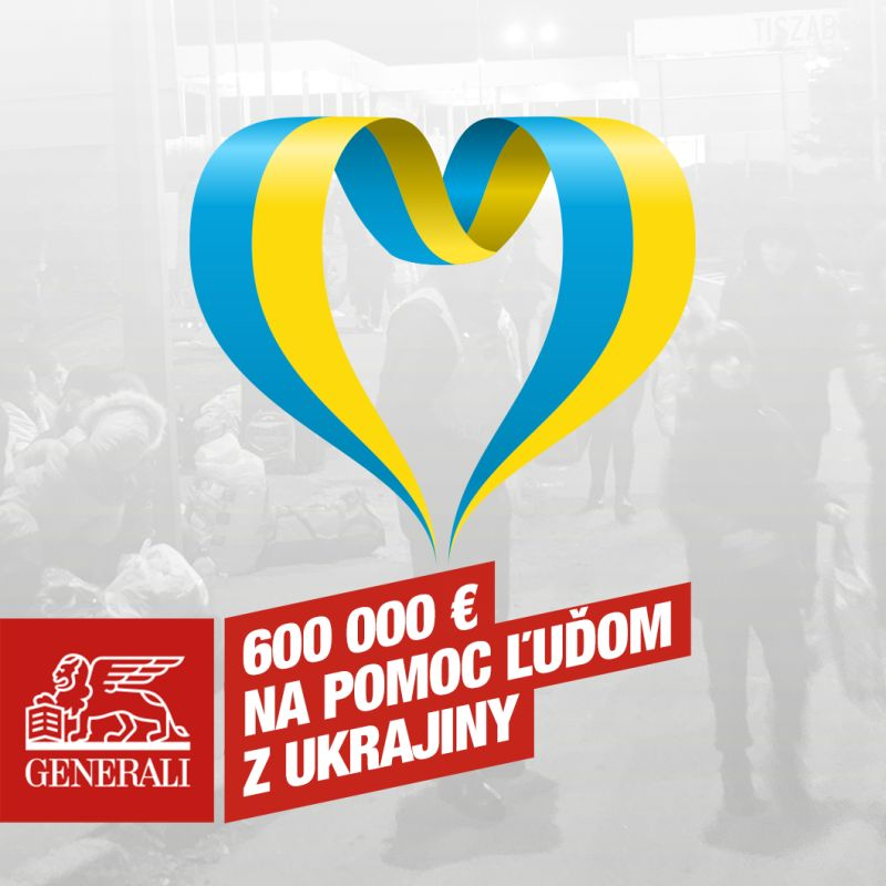 Generali pomáha ľudom z Ukrajiny