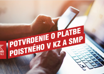 Potvrdenie o platbe poistného v klientskej zóne a v San Marco Portal.