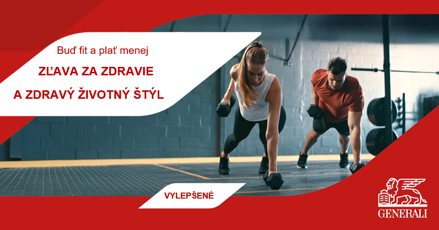 Buď fit a plať menej – zľava za zdravie a zdravý životný štýl