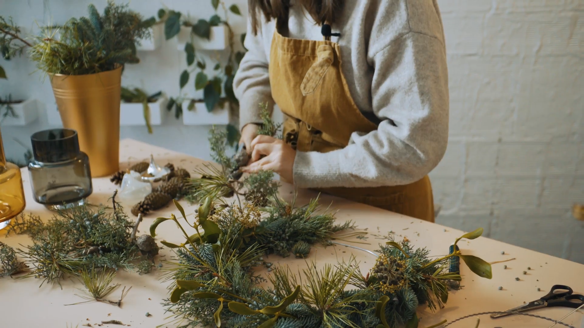 VIDEO: Výroba vianočného venca